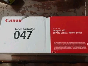 Canon 047 Genuine Black Toner Cartridge For imageCLASS - Photo 1/4