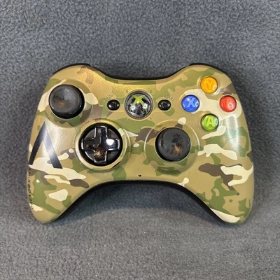 Xbox 360 - Mando Inalámbrico Camuflado, Edición Especial - Probado Foto 1 de 4