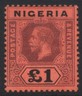 Nigeria King George V 1d Red