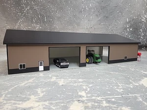 Edificio 1/64 personalizzato con graffi 60x120 nero e marrone chiaro con pavimento - Foto 1 di 9