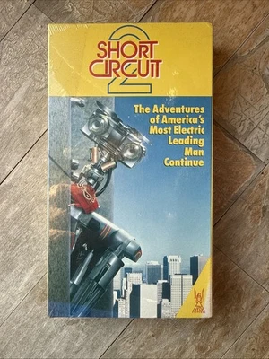 Short Circuit 2 Two (VHS 1988) New/SEALED - Johnny Five - 1980s Comedy - Image 1 of 4