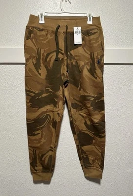 Polo Ralph Lauren 牛仔裤迷彩慢跑裤男式 M 码全新 — 第 1/4 张图片