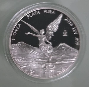 MDS MEXICO MEXICO LIBERTAD 2016 PP/PROOF, 1 ONCIA ARGENTO # - Foto 1 di 2