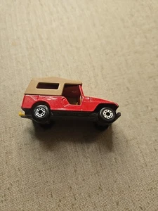 Vintage 1977 Lesney Matchbox Superfast No 53 Red Jeep CJ6 Made In England - Picture 1 of 9