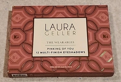Laura Geller - The Wearables - PINKING OF YOU -  12 Multi-Finish Eyeshadows NIB - Image 1 of 4