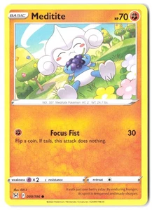 Meditite 099/196 SWSH11: Lost Origin LP - Picture 1 of 2