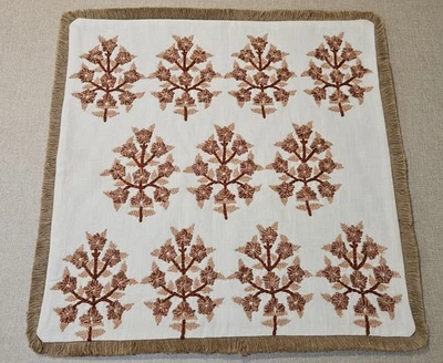 Serena and Lily Morningside Pillow Cover- Terracotta  22"× 22" Retails for $198 - Image 1 of 4