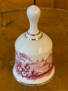 Campana de mano Spode Fine Bone China hecha en Inglaterra exclusivamente para Danbury como nueva 4" - Imagen 1 de 7