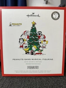 2022 Hallmark Peanuts Gang Musical Figurine with Sound & Motion NIB - Picture 1 of 5