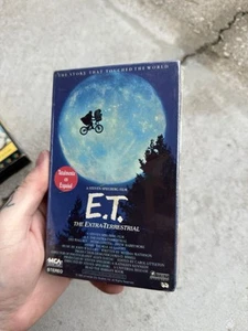 ET Beta Not VHS Rare Spanish Version Sealed Brand New E.T. - Picture 1 of 7