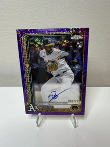 2025 Topps Chrome Michel Otanez Rookie Auto Purple Speckle /299 #RA-MO RC - Bild 1 von 2