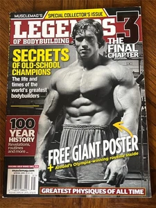 LEGENDS 3 bodybuilding muscle magazine ARNOLD SCHWARZENEGGER Spring 2013 - Picture 1 of 10