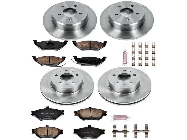 前后制动垫和转子套件 69KZTT51 适用于福特 Crown Victoria 1995 — 第 1/1 张图片