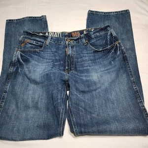 Ariat Jeans 36x36 Blue Denim M3 Men's Work Country Outdoors Western Straight - Picture 1 of 12