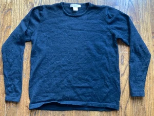 Brooks Brothers Pullover Damen Größe M 100% Merinowolle Schwarz Preppy - Bild 1 von 9