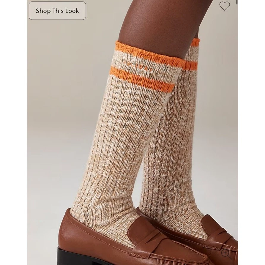 J Crew 限量版假日及膝袜美国女式均码全新 — 第 1/4 张图片