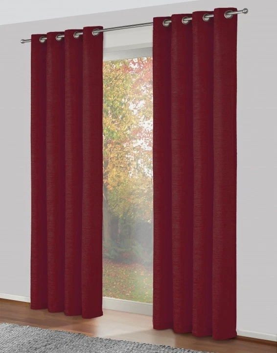 Wirth Thermo Chenille Ösenschal Bocklet, 386 gr./m², Fb. rot - Bild 1 von 1