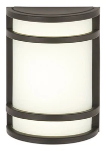 The Great Outdoors 9801-143-L Bay View 9-1/2" Tall LED Outdoor - Bronze - Picture 1 of 6