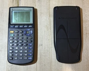 Pair Of TI-83 and Plus Graphing Calculators- 1 Works scrn dmgd & One Parts Only - Picture 1 of 4