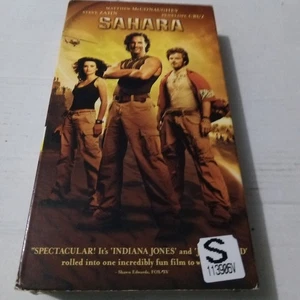 Sahara VHS 2005 Matthew McConaughey Steve Zahn Penelope Cruz - Picture 1 of 3