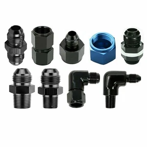 3AN/4AN/6AN/8AN/10AN to 6AN/8AN/10AN Straight / 90D Fitting For Fuel/Oil Hose - Picture 1 of 19