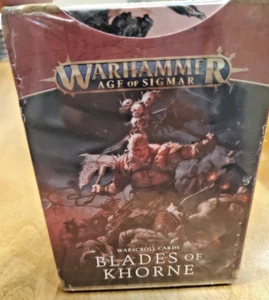 Tarjetas Warscroll Blades of Khorne Warhammer AOS Age of Sigmar. NUEVO - Imagen 1 de 6