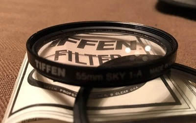 Tiffen 55mm Sky 1-A Lens Filter NEW Made In USA - Image 1 of 3