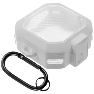 Wireless Earphone Case Plastic Earbud Protector and Carabiner Compatible with - Picture 1 of 12