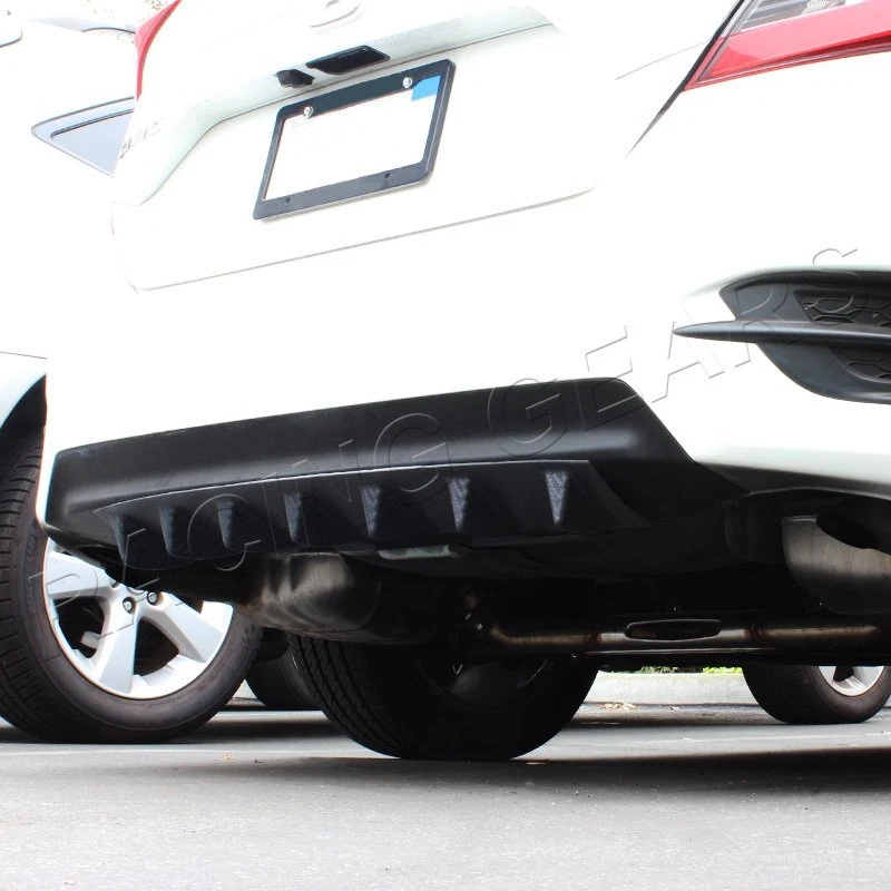 34" x 6" TIBURÓN 7 ALETAS ASPECTO CARBONO CARROCERÍA TRASERA ALERÓN INFERIOR DIFUSOR LABIO UNIVERSAL Foto 1 de 4