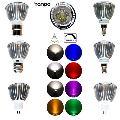 Dimmbare LED-Spotlight-Glühbirne 10W MR16 12V Glühbirnen Warmweiß E14 5000K Home - Bild 1 von 4