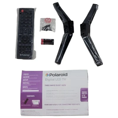 Polaroid Digital LED TV Remote Control with TV Stand Replacement - Image 1 of 4