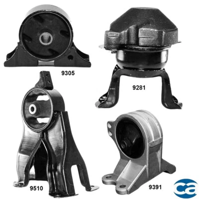 Engine Motor Mounts & Manual Trans. Mount 4Pcs Set for Mitsubishi Eclipse 2.4L - Image 1 of 4