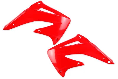 UFO Red Radiator Shroud Set 02-04 CRF450 - Imagem 1 de 2
