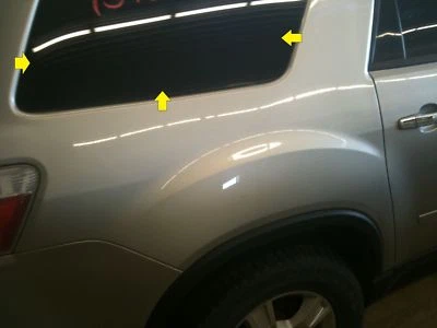 GMC ACADIA 2007 derecho del pasajero privacidad tinte cuarto ventana de vidrio solamente Foto 1 de 2