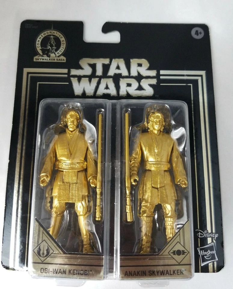Star Wars Commemorative Edition Skywalker Saga Gold Obi-wan & Anakin Set 2e