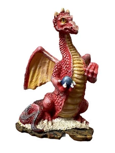 Red Dragon Fantasy Home Ornament Figurine - Picture 1 of 6