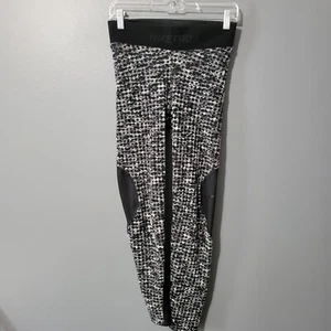 Nike Pro Leggings Hipercálidos Talla M Negro Gris Pantalones Atléticos Correr Para Mujer - Imagen 1 de 14