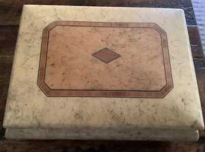 Italian Inlay Marquetry Music Box Scuola d’Arte di Sorrento Working - Picture 1 of 9