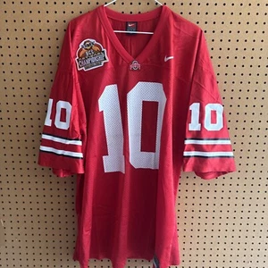 Ohio State Buckeyes Jersey 2XL Nike 2007 BCS National Championship #10 OSU NCAA - Picture 1 of 16