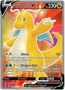 Carta Pokemon Dragonite V Ultra Rara 191/203 Evoluzioni Eteree - Foto 1 di 1