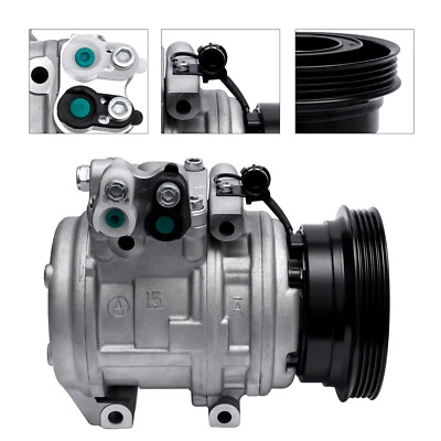 4 Groove A/C Compressor Air Conditioner w/ Clutch For Hyundai Tucson 2005-2006 - Image 1 of 4