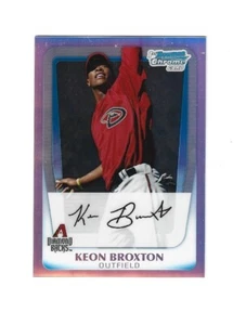 2011 Bowman Chrome Prospects Refractors #BCP42 Keon Broxton /799 Diamondbacks - Bild 1 von 2