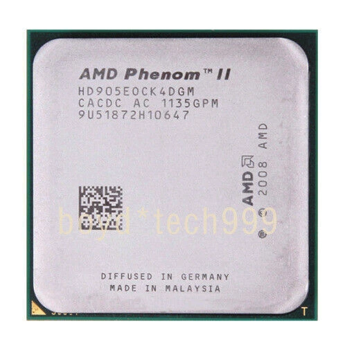 AMD Athlon II X4-600E X4-605E X4-610E X4-615E 900E 905E CPU Socket AM3 Processor - Image 1 of 4