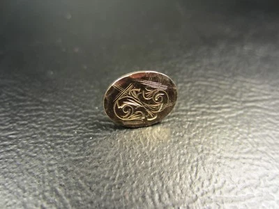 10kt Gold on Sterling Tie Tack - Image 1 of 3
