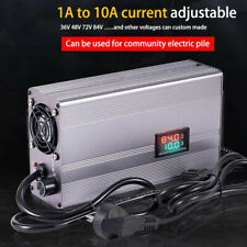LiFePO4 Lithium Battery Charger AC Input 100-120VDC 10A 20A 30A 14.6VDC W/ Chips