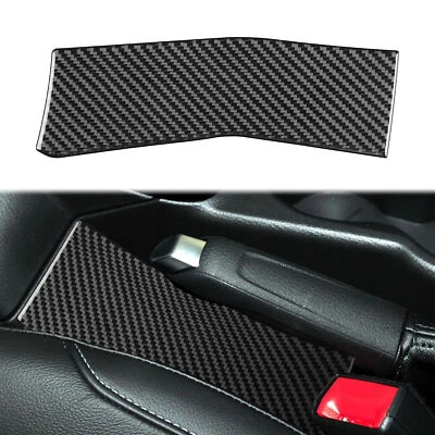 Borde de ranura de freno de mano de fibra de carbono real para Ford Focus 2012-14 Foto 1 de 4