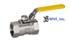 1/2 Zoll 1000 WOG NPT RP Kugelhahn 316 Edelstahl 1 STCK. Unibody Verriegelungshebel SV050 - Bild 1 von 3