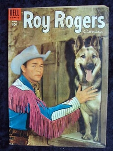 ROY ROGERS COMICS #87 DELL COMICS GOLDENES ZEITALTER WESTERN FOTO COVER  - Bild 1 von 2