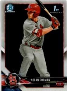 2018 Bowman Chrome #BDC117 Nolan Gorman RC - Picture 1 of 2