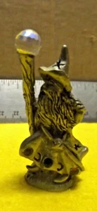 Vintage CC Zauberer & Kristall Zinnfigur 2-1/4" groß #4013 - Bild 1 von 4